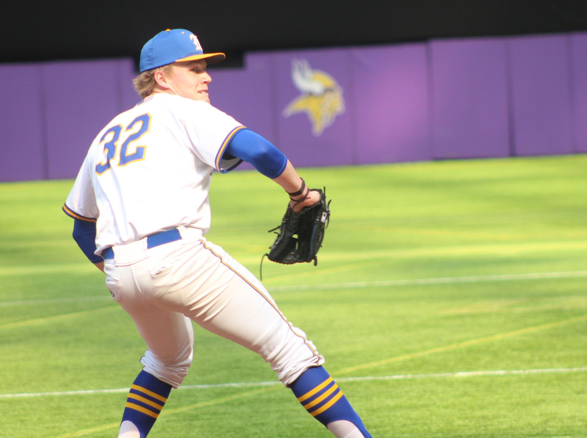 Former NIACC pitcher Connor Wietgrefe delivers a pitch for the Trojans in a game during the 2022 season.